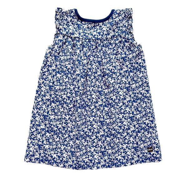 Tea Collection Cyprus Floral Tunic Top Size 3 - Picture 3 of 4